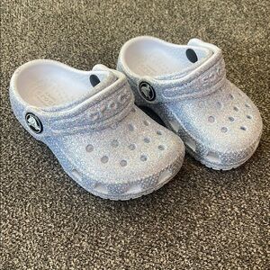 Kids Glitter Crocs